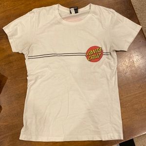White Santa Cruz t shirt